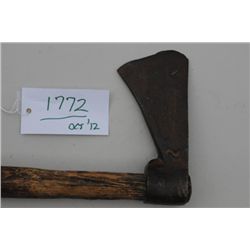 Iron trade Axe in the style of the  seventeenth century with blade approx. 3”  long and approx. 8” o