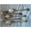 Image 1 : (5) Collector's Spoons to include: a) Embossed handle, New York, State Seal tip. Etched "Ogdensburg.