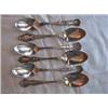 Image 1 : (6) Sterling Annual Teaspoons For Flora-1901-1906. Different Patterns-Approximately 5 7/8" Lgth. APV