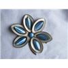 Image 1 : Enameled Sterling Floral Pin. Marked Norway Sterling 925S. Approximately 2 1/2" diameter. APV $20.00