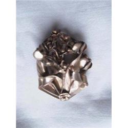 Sterling bouquet of Flowers Pin. Approximately 1 1/2  wide, 2  high. APV $20.00-$30.00....