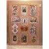 Image 1 : (12) Victorian Mass Cards-these have been dry mounted to the paper back as shown. Cards show aging u
