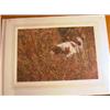 Image 1 : "Brittany Spaniel" by Frank Brugos, (c) 1987-signed 43/540 run. Acid free matted 29" x 22 3/4" image