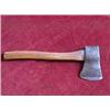 Image 1 : WWII United States (US) hatchet-dated 1942-Stamped U.S. w/American Fork & Hoe Co. 13" Handle. Top Cl