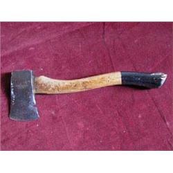 Winchester Hatchet, stamped trademark, made in U.S.A. With original handle, some splintering on hand