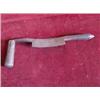 Image 1 : Old Iron Coopers Knife-Chamfer Knife marked Hommes Son & Salisbury. Hand forged-old wooden handle. A