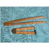 Image 1 : (2) Stanley Folding Rules in excellent condition. #36 1/2 warranted boxwood w/brass rule and hinge..