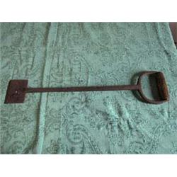 Old Hand-Forged D-Ring Handled Slick. 24" in length. APV $35.00-$45.00....