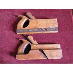 (2) Wooden Cabinet Planes-stamped D.R. Barton & Co. Good condition-made of Maple. Rochester, NY. APV