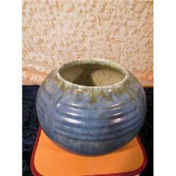 1933 Roseville Matt Glaze-Blue Tourmaline Speckled 5 1/2" Urn. APV $100-$150.00....