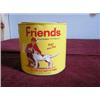 Image 1 : 1950-"Friends" smoking tobacco tin in excellent condition. APV $25.00-$35.00...