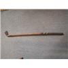 Image 1 : 1890's "Harry Schopp Special" wooden hickory handled, hand forged putter. Patterned clubface, origin