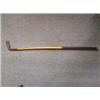 Image 1 : 1890's "A Hunter" Scottish Putter. Wooden hickory handled, Scottie-Dash pattern clubface. Leather gr