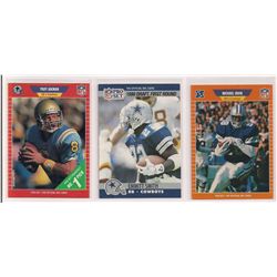 The Dallas Cowboys Super Bowl Triplets Rookie Cards-Aikman/Irvin/Smith