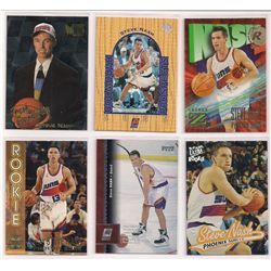 Lot of (6) 1996-97 Steve Nash Rookie Cards