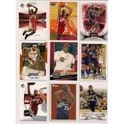 Lot of (20) LeBron James Basketball Cards