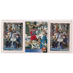 Lot of (3) 1992-93 Shaquille O'Neal Rookie Cards