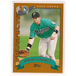2002 Topps Traded Adrian Gonzalez Rookie Card #T152