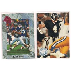 Lot of (2) 1991 Brett Favre Rookie Cards