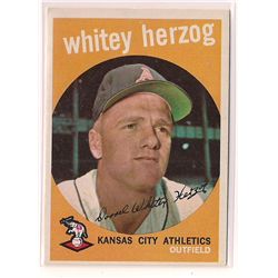 1959 Topps Whitey Herzog Card #392