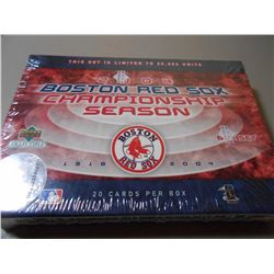Factory Sealed 2004 Upper Deck Boston Red Sox Championship Season 20-Card Complete Set