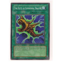 Yugioh Flute of Summoning Dragon Holographic Card SDK-042
