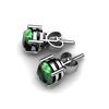 Image 1 : Emerald 0.96ctw Earring 14kt White Gold