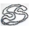 Image 2 : 475.96 ctw Simple Greyish Fresh Water Pearl Necklace