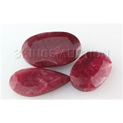 Ruby 106.36 ctw Loose Gemstone Mix Sizes & Shapes