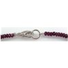 Image 2 : 24.96ct Single Micro Faceted Natural Ruby Bracelet