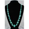 Image 1 : 494.56CTW CHUNKY TURQUOISE BEADED FASHION NECKLACE