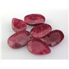 Image 1 : Ruby 139.01 ctw Loose Gemstone Mix Sizes & Shapes