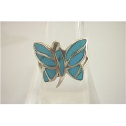 25.40 ctw Lapiz Ring .925 Sterling Silver