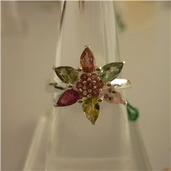 27.00ctw,SEMIPRECIOUS RING .925 STERLING SILVER