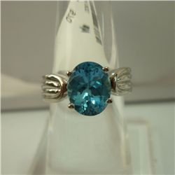 20.50 CTW AMETHYST RING .925 STERLING SILVER