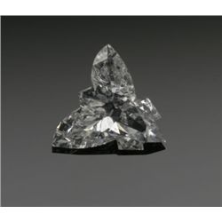 EGL CERT. 0.9 CTW BUTTERFLY DIAMOND F/VS1