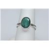 Image 1 : 18.68 CTW EMERALD RING .925 STERLING SILVER