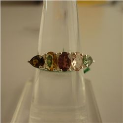 20.90 ctw,SEMIPRECIOUS RING .925 STERLING SILVER
