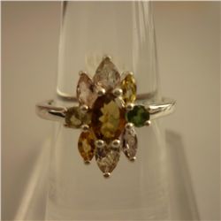 25.75 ctw,SEMIPRECIOUS RING .925 STERLING SILVER