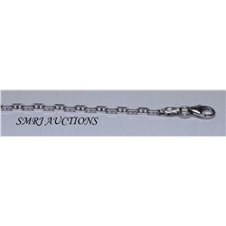 GENUINE 14K ITALIAN WHITE GOLD 4.77G ANCHOR CHAIN