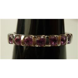 12.50 CTW AMETHYST RING .925 STERLING SILVER