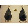 Image 1 : 68.00 CTW SAPPHIRE AND DIAMOND EARRING AND PENDANT SET
