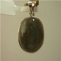 22.00 CTW LABRODITE PENDANT .925 STERLING SILVER