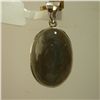 Image 1 : 22.00 CTW LABRODITE PENDANT .925 STERLING SILVER