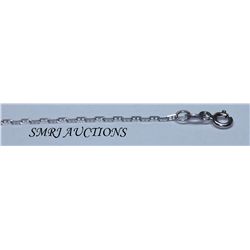 GENUINE 14K ITALIAN WHITE GOLD 1.84G ANCHOR CHAIN