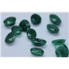 Image 1 : 52.60 AFRICAN EMERALD MIX-SHAPED/SIZED (12 PC)
