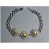 Image 1 : CHAMPAGNE PEARL ROUND CZ BRACELET; AUTHENTIC PHILIPPINE