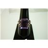 Image 1 : 280 CTW Amethys and Tourmiline Cut fine ring .925 STERL