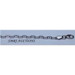 GENUINE 14K ITALIAN WHITE GOLD 7.75G ANCHOR CHAIN