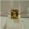 Image 1 : 15 CTW CITRINE RING .925 STERLING SILVER